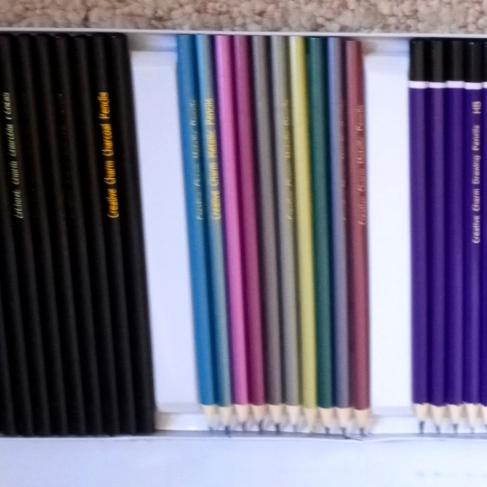 50 Piece Art Pencil TECKNO Tin NEW